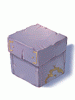 오래된 보라색 상자