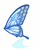 Blue Butterfly Wing